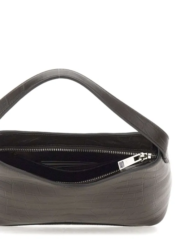 Osoi クロコパターンレザー ショルダーバッグ | ブラウン | FARFETCH JP