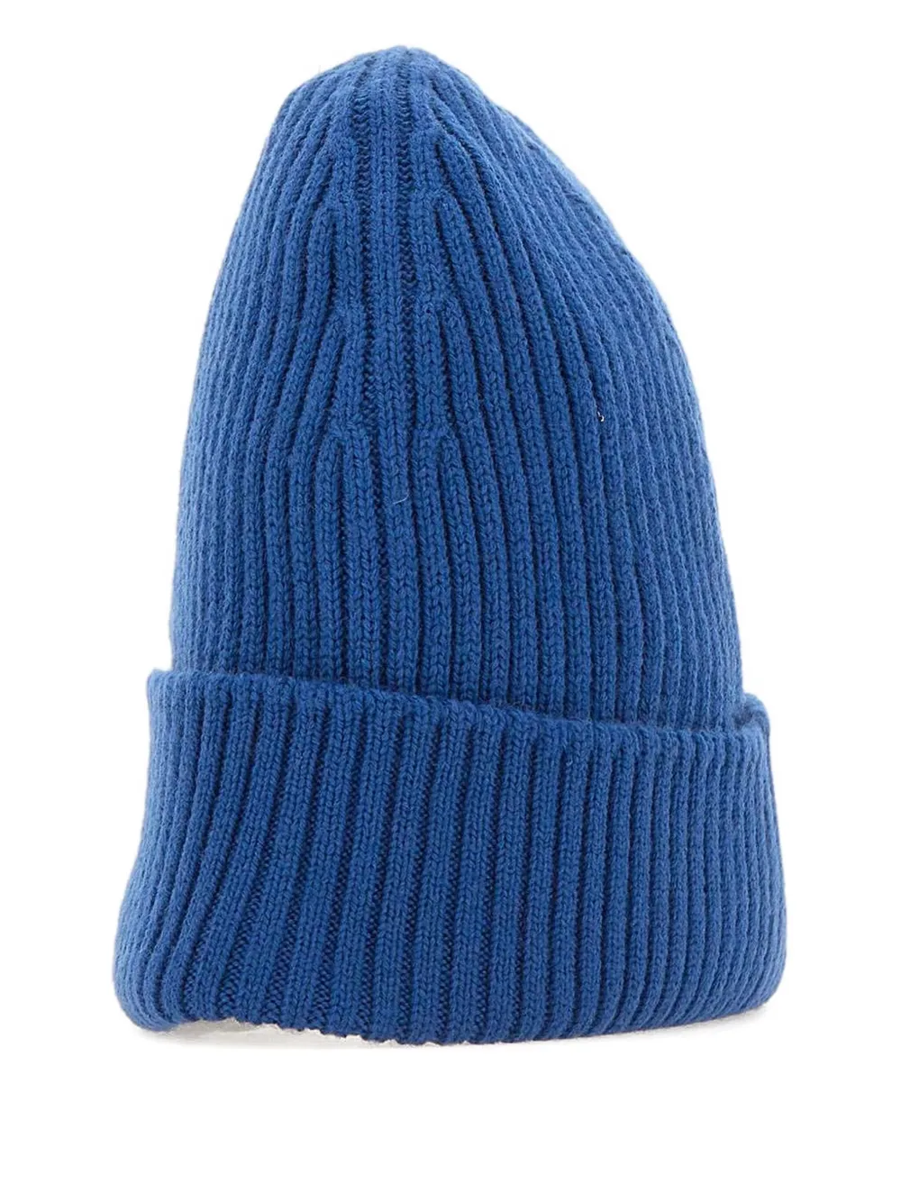 Lacoste Geribbelde muts met logopatch Blauw