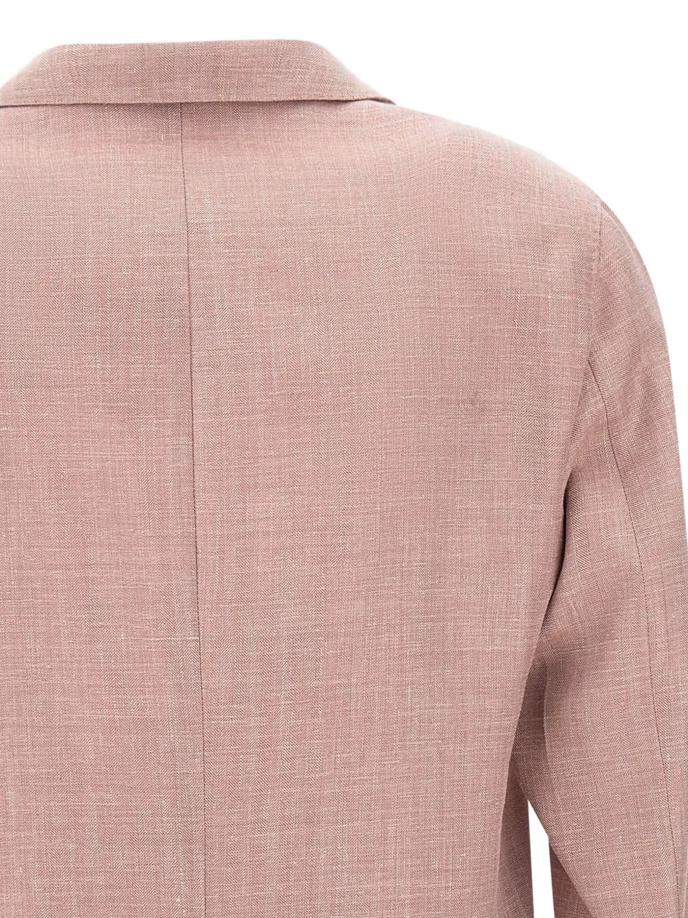 Barba Blazer met gekerfde revers Roze