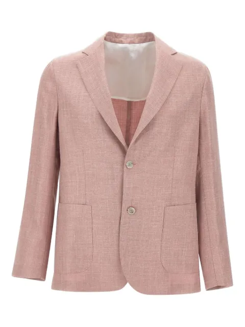 Barba blazer con solapas de muesca
