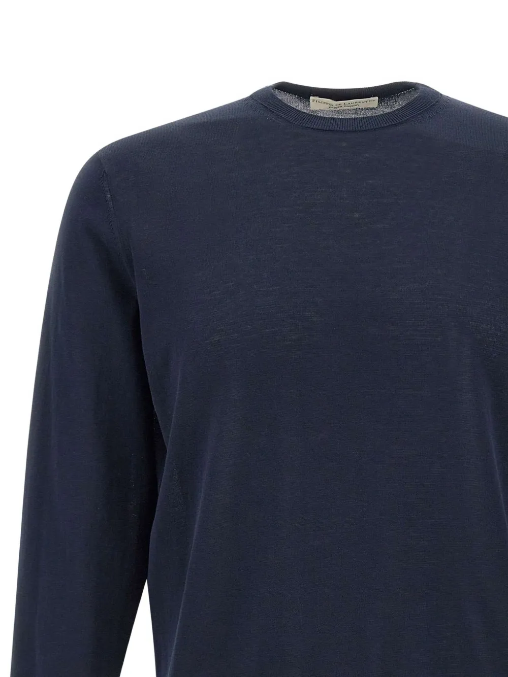 Filippo De Laurentiis Cotton Sweater In Blue