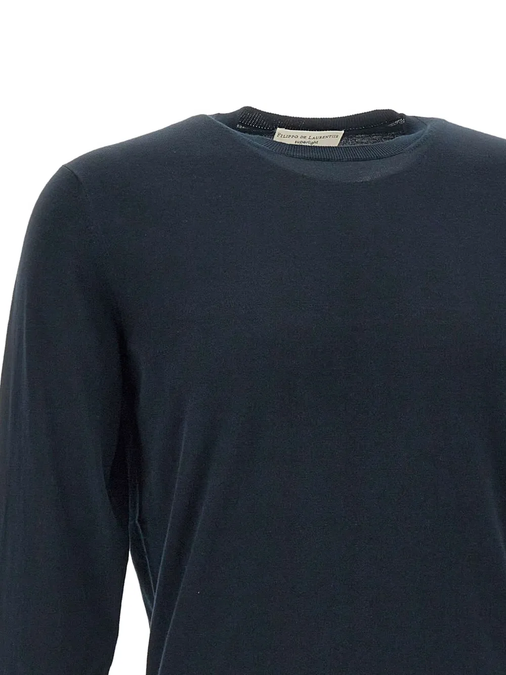 Filippo De Laurentiis Cotton Sweater In Blue