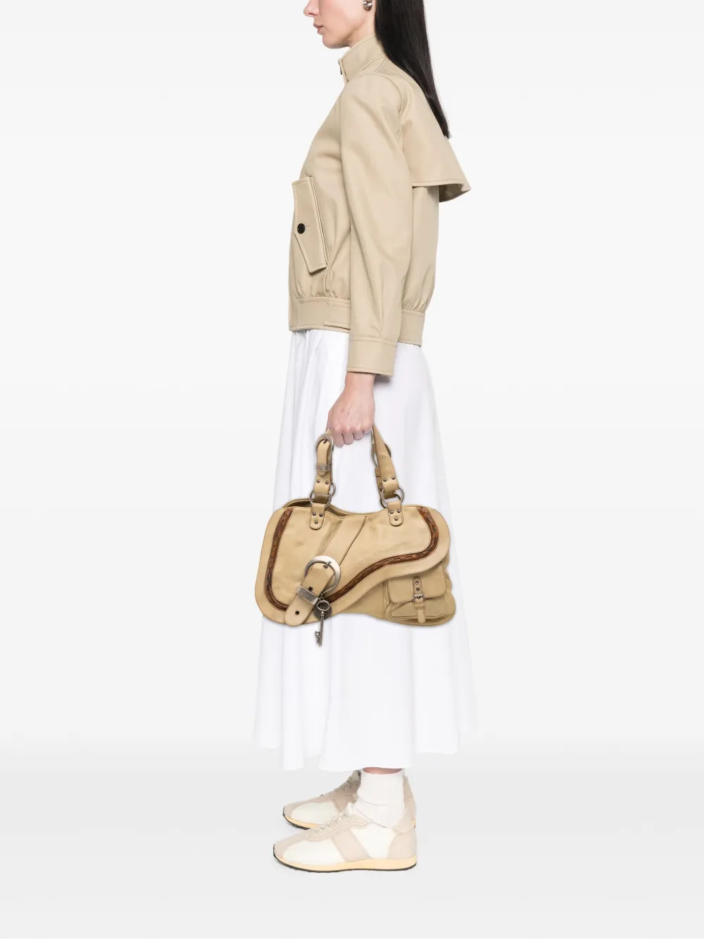Christian Dior Pre-Owned 2006 Calfskin Gaucho Double Saddle shoulder bag | Pre-Owned | Image 2