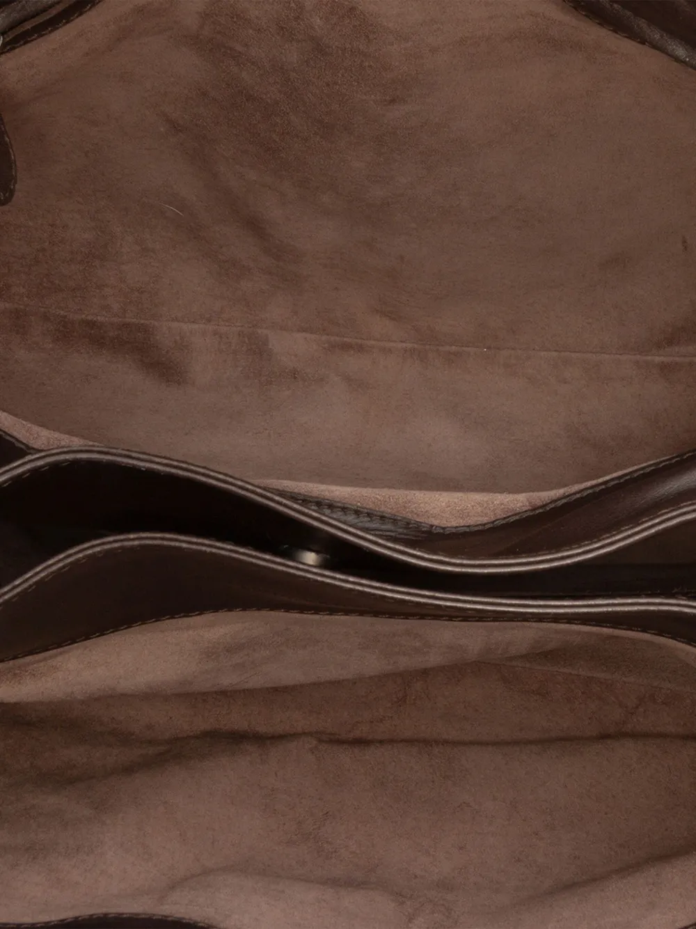 Pre-owned Bottega Veneta 2011 Medium Nappa Intrecciato Roma Tote Bag In Brown