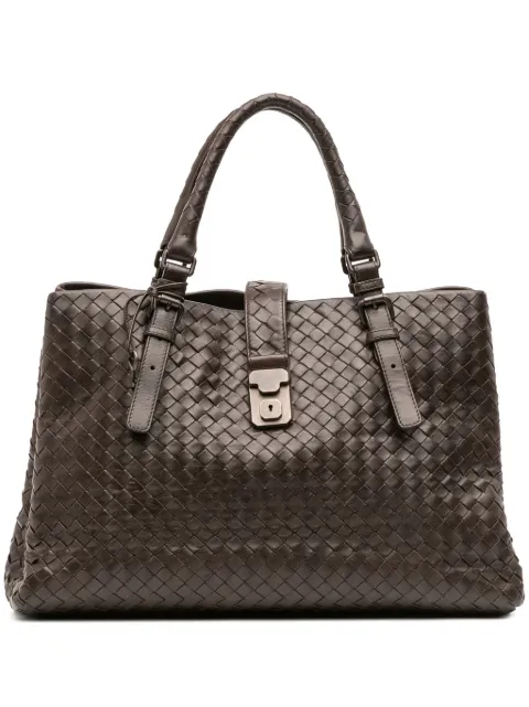 Bottega Veneta Pre-Owned tote Roma mediana de piel de napa en Intrecciato 2011