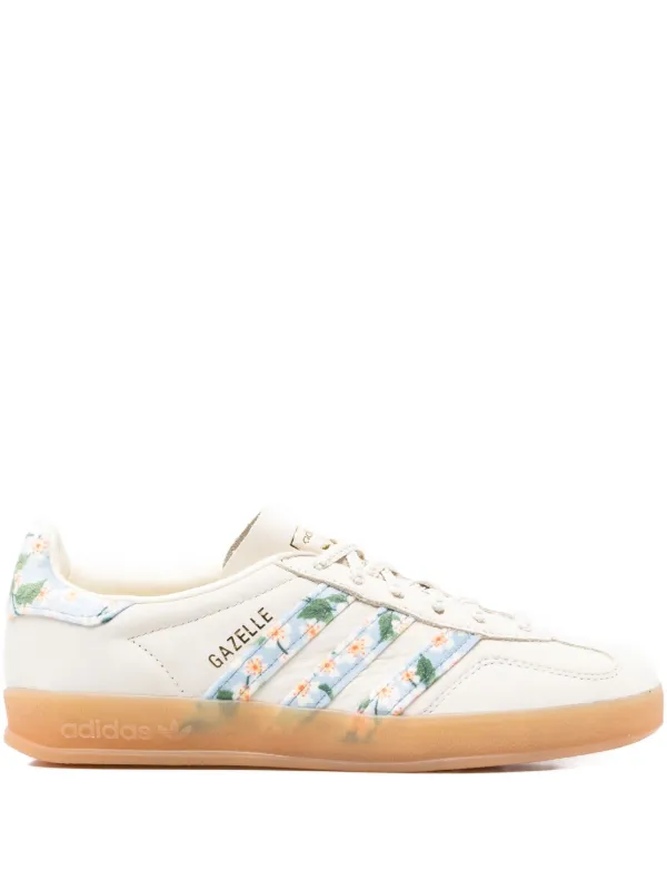 Adidas x Liberty London Gazelle Indoor Sneakers | White | FARFETCH