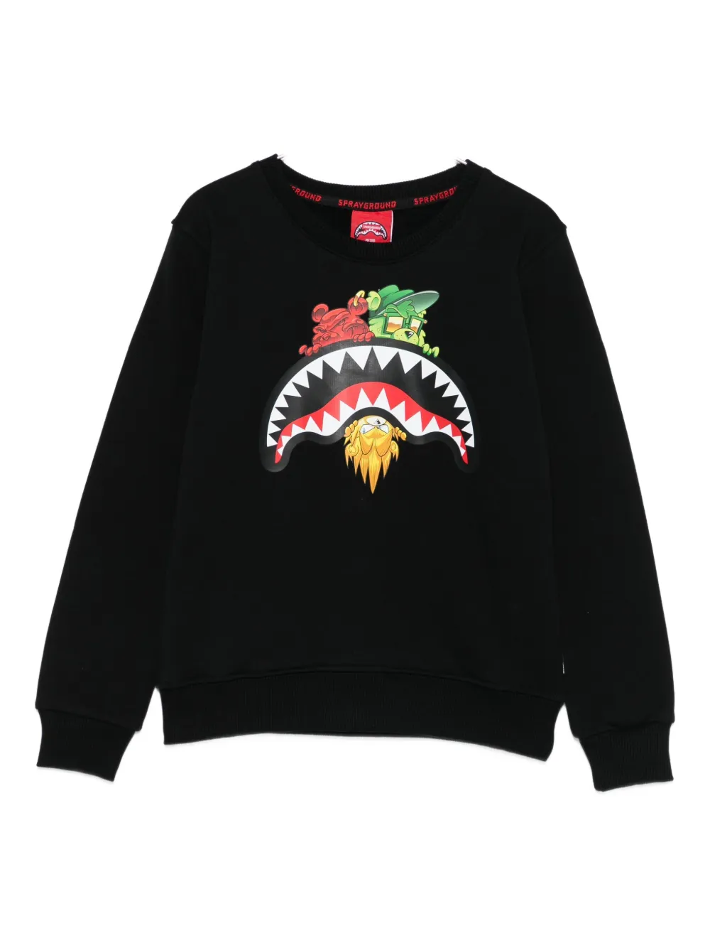 Sprayground Kid Sharks In Paris Sweatshirt In Black