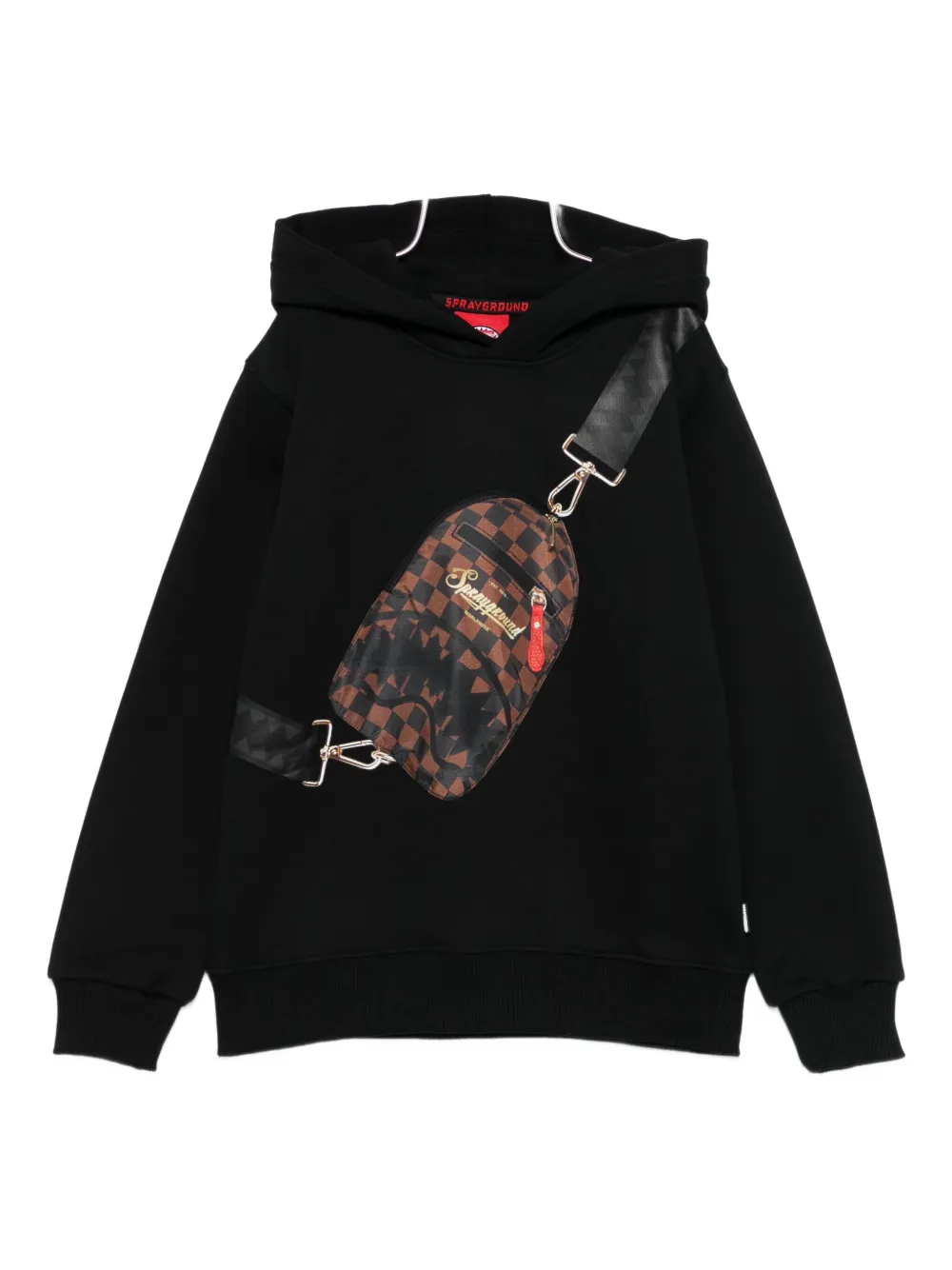 Sprayground Kid Takeover The Throne Hoodie In Black