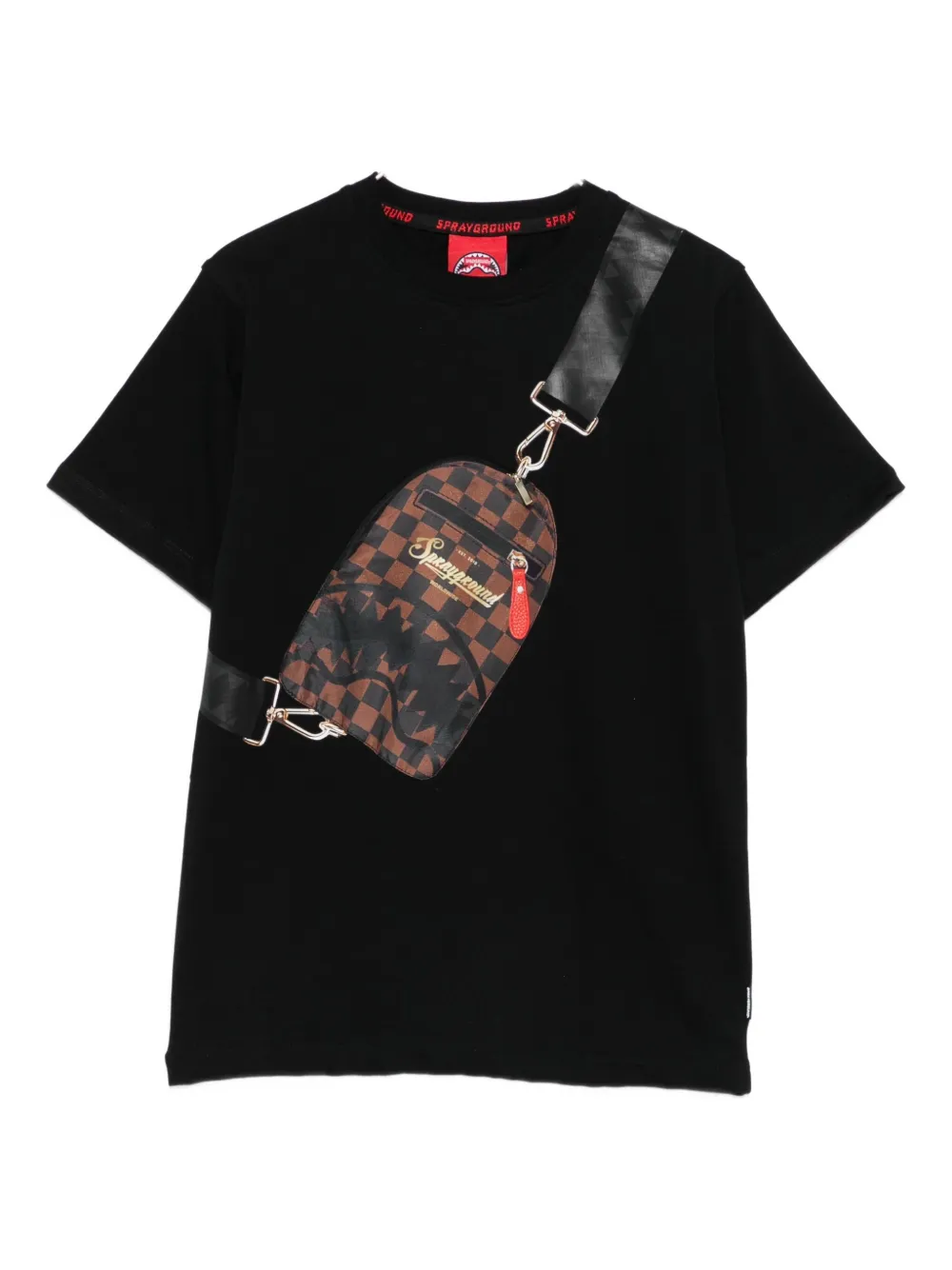 Sprayground Kid Kids' Graphic-print T-shirt In Black