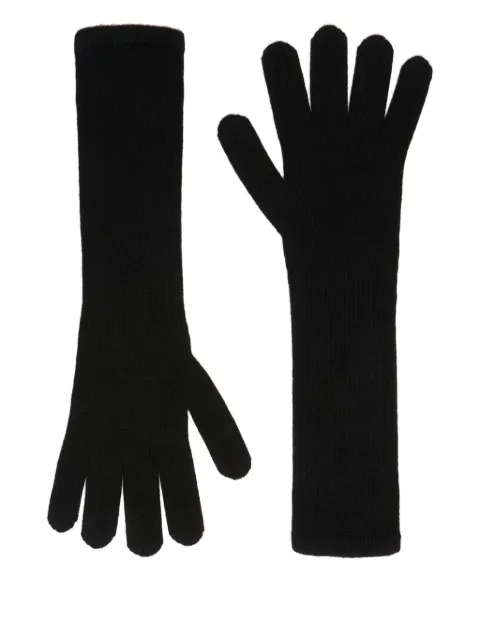 Max Mara ribbed gloves