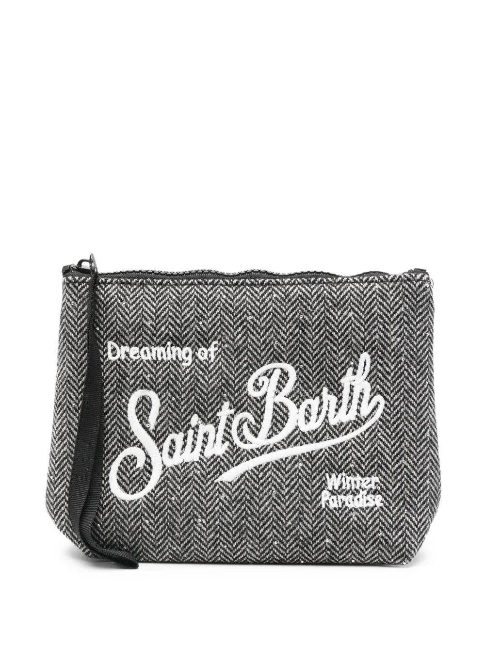 Mc2 Saint Barth Aline Clutch Bag In Black
