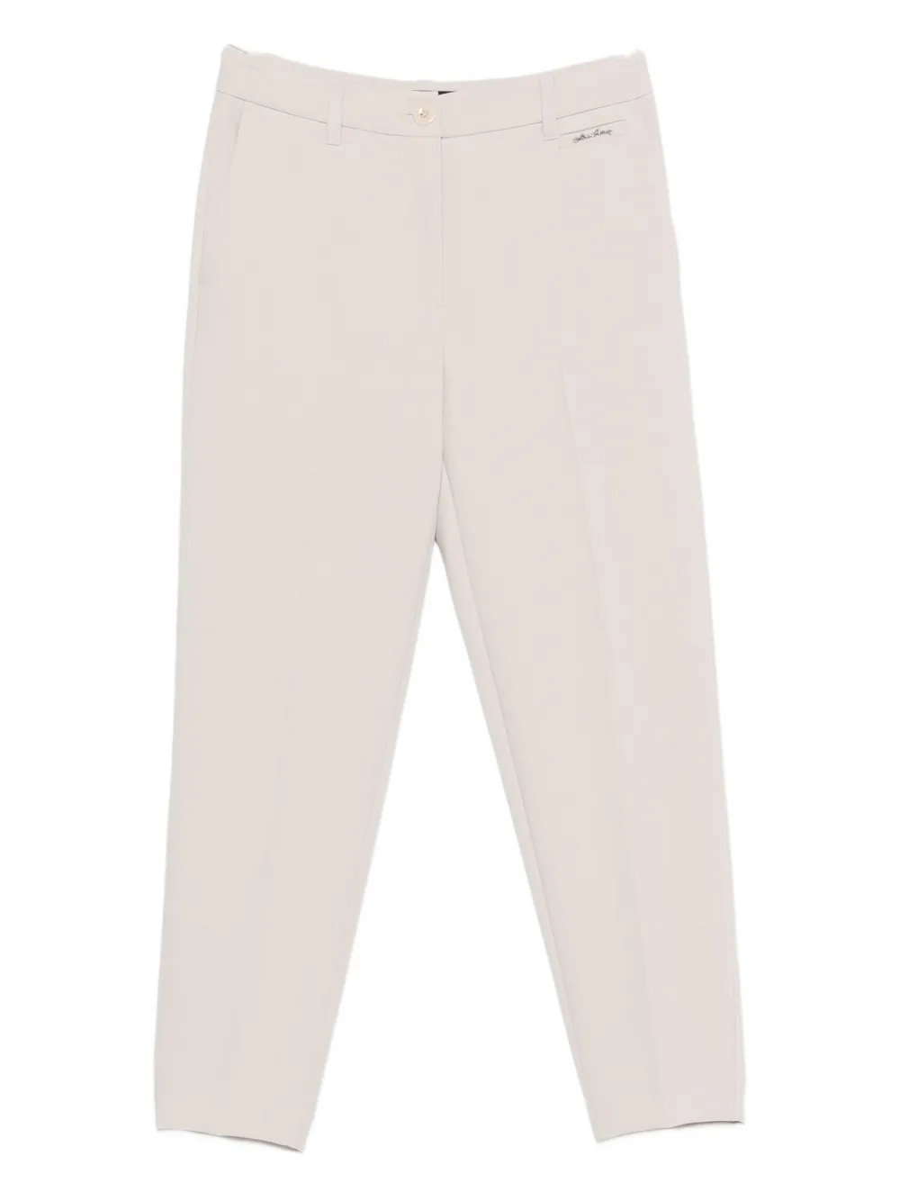 Marccain High-waisted Trousers In Neutral