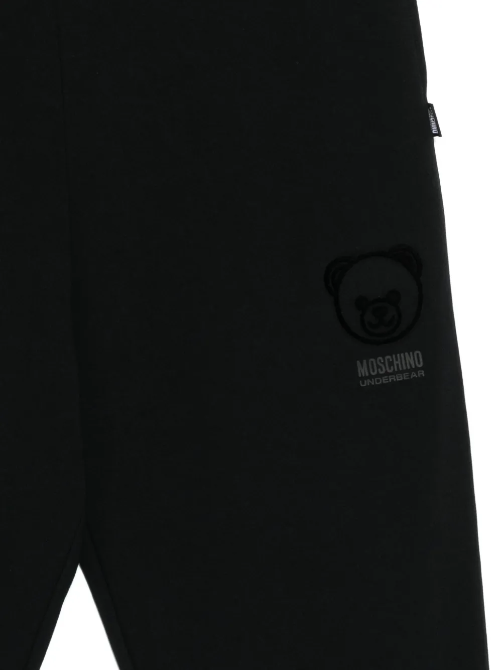 Moschino Loungepak met geborduurd logo Zwart