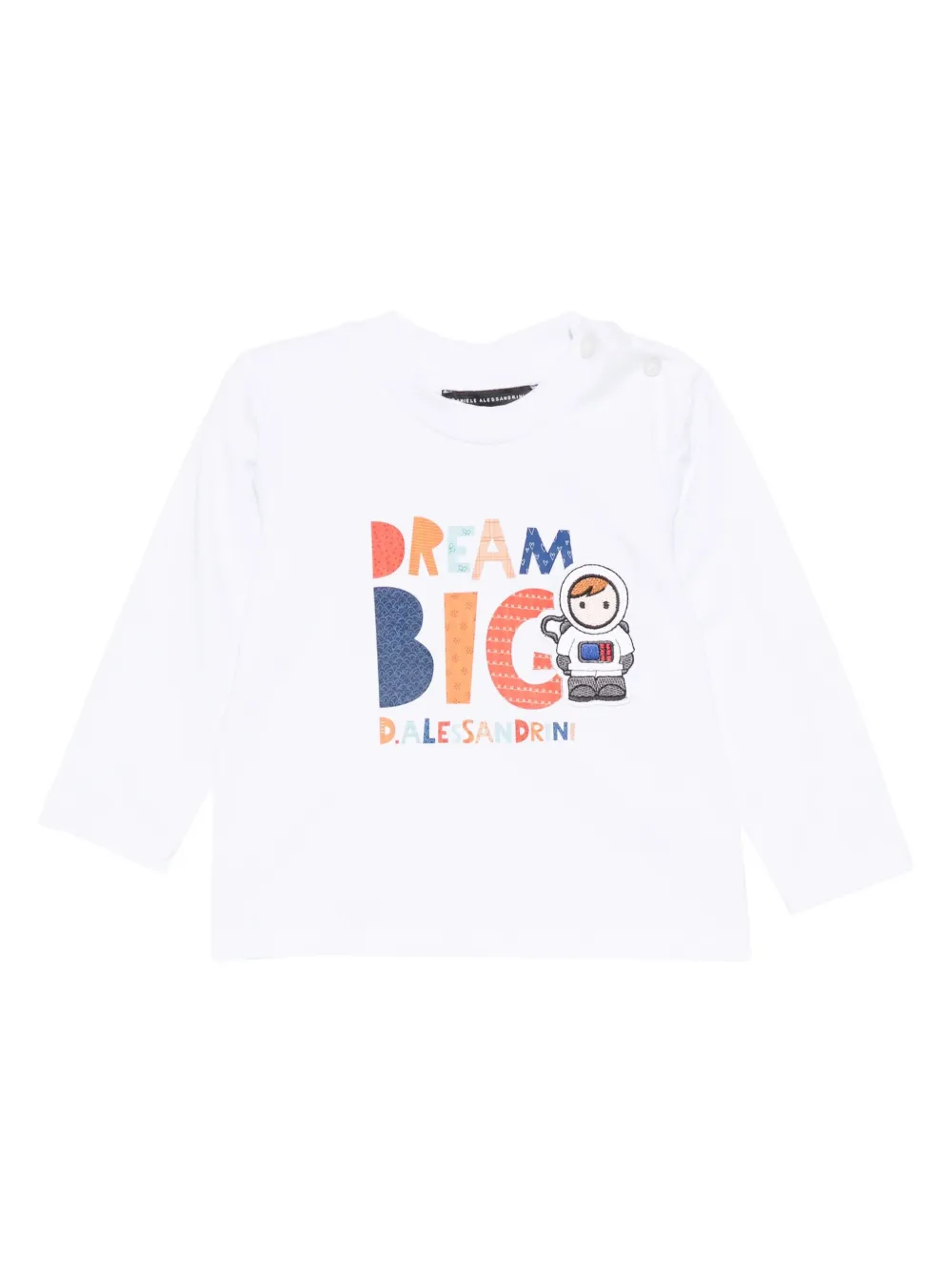 Daniele Alessandrini Kids cotton T-shirt - BIANCO