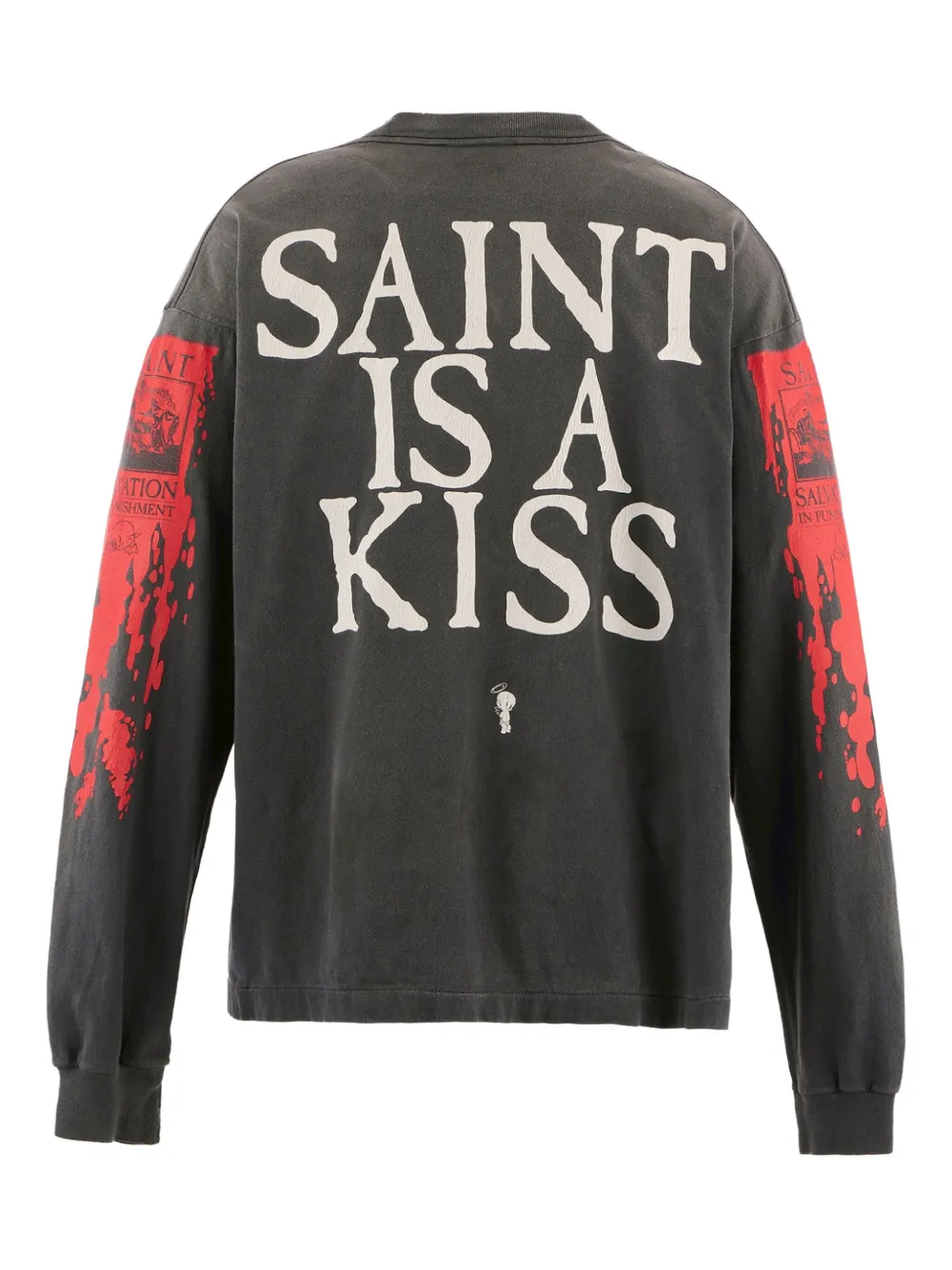 SAINT MXXXXXX graphic-print long-sleeve T-shirt | T-Shirts | Image 2