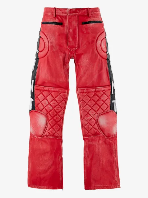 SAINT MXXXXXX quilted panelled pants