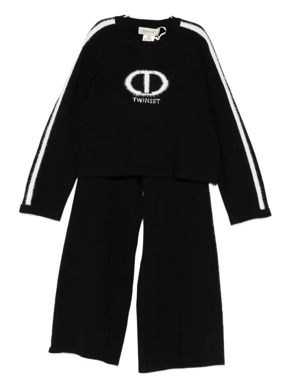 TWINSET Kids logo-detailing tracksuit | Black | Image 1