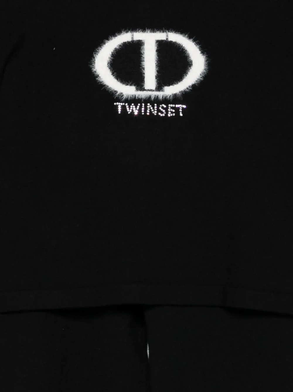 TWINSET Kids Trainingspak met logodetail Zwart
