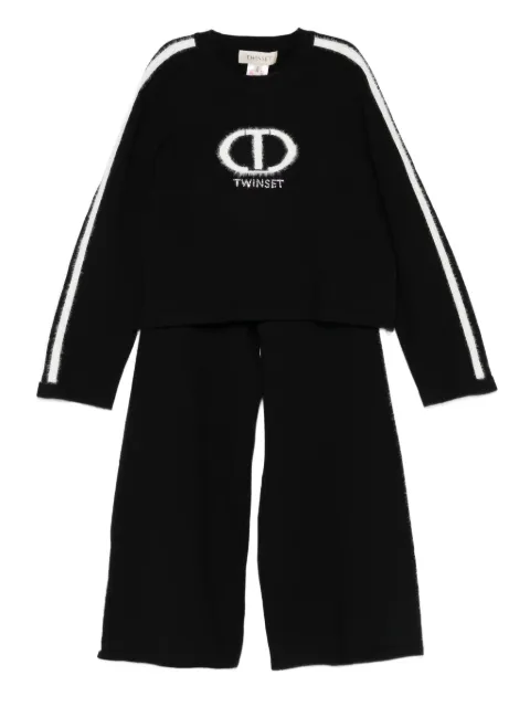 TWINSET Kids traje deportivo con detalle del logo