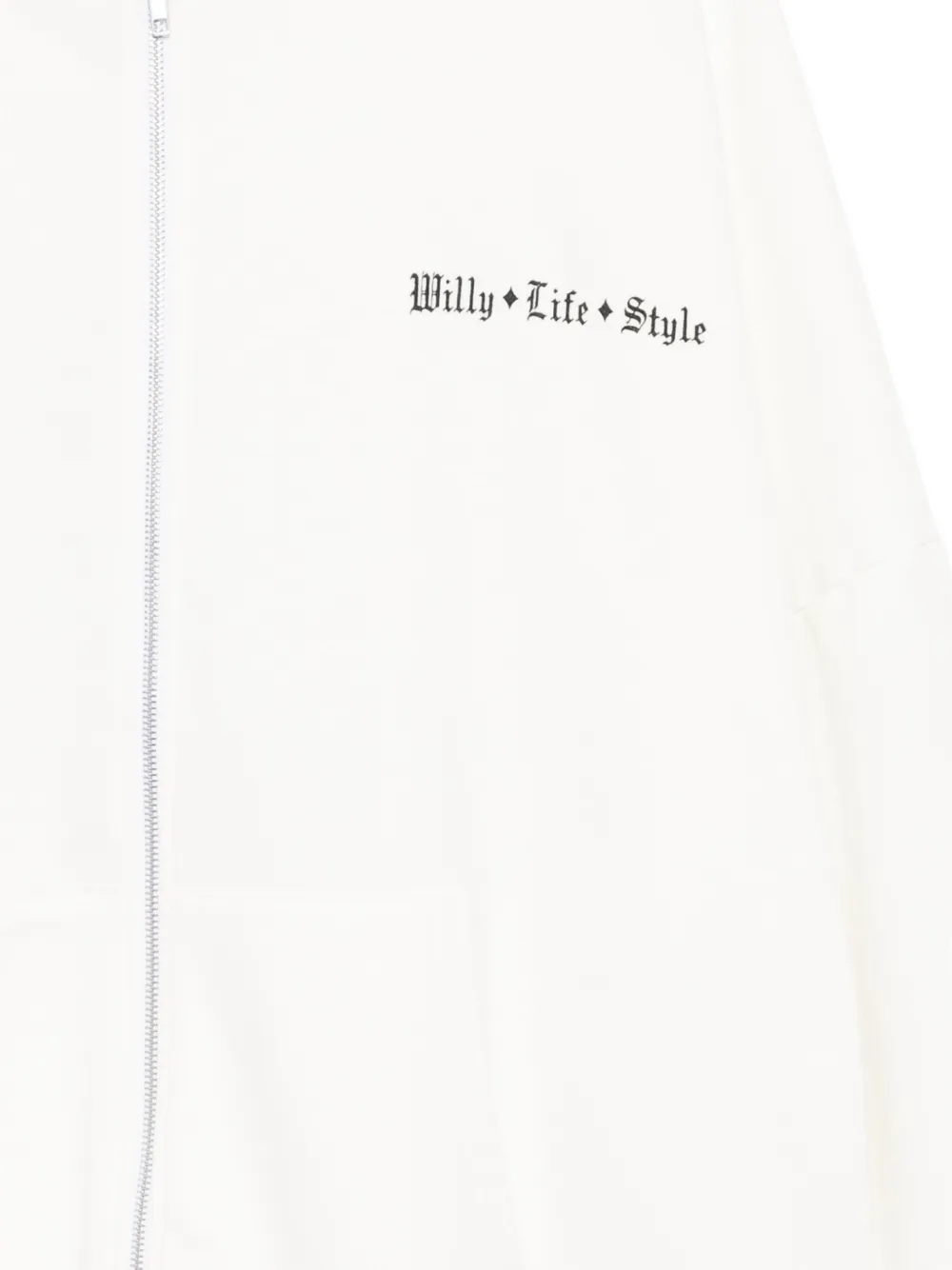 Willy Chavarria ジップアップ パーカー | ホワイト | FARFETCH JP