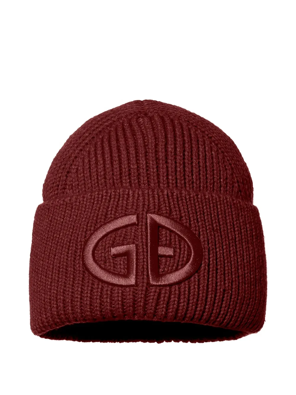 Goldbergh Valerie Embroidered Beanie Hat In Brown
