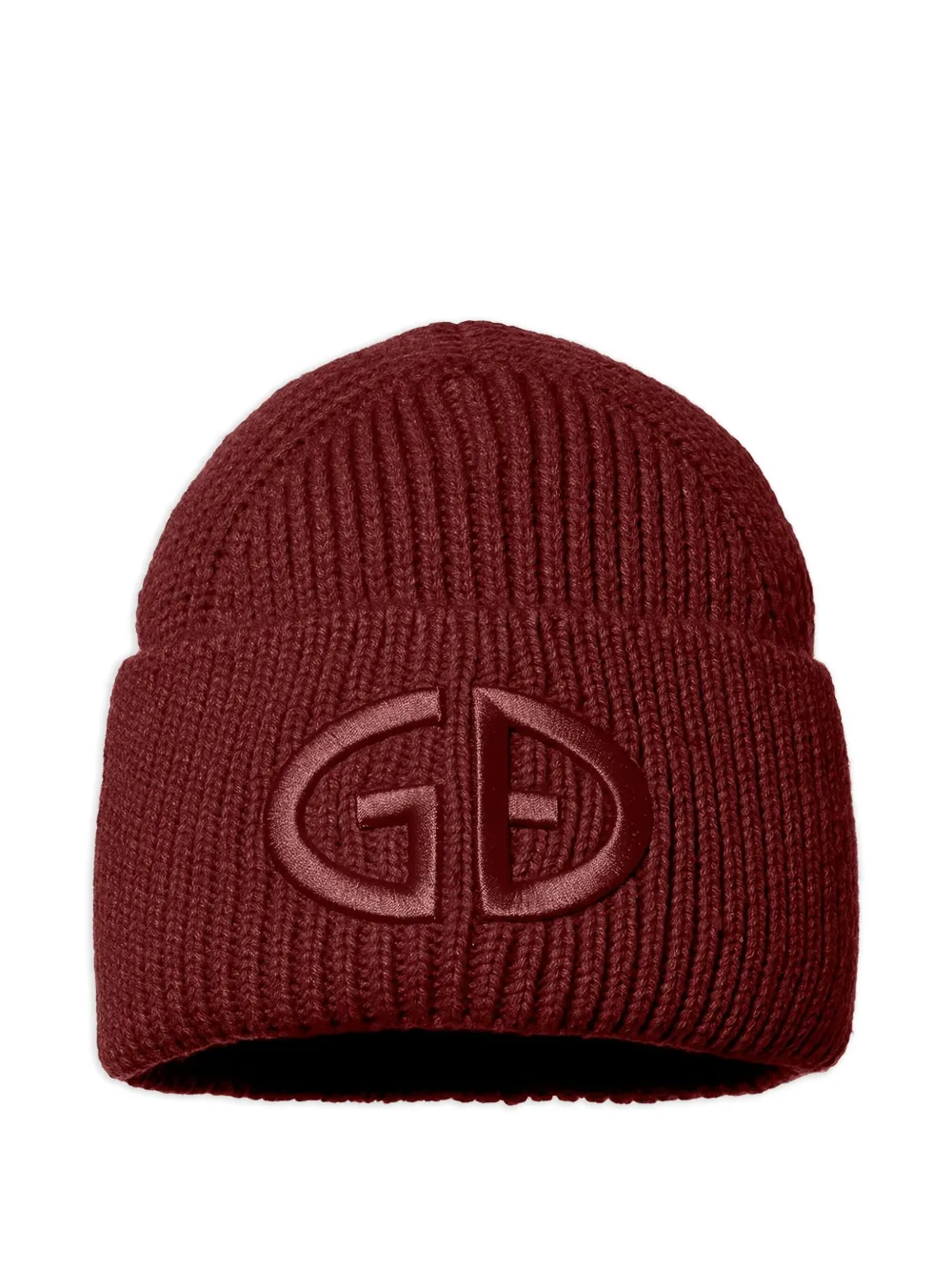 Goldbergh Valerie embroidered beanie hat | Red | Image 1