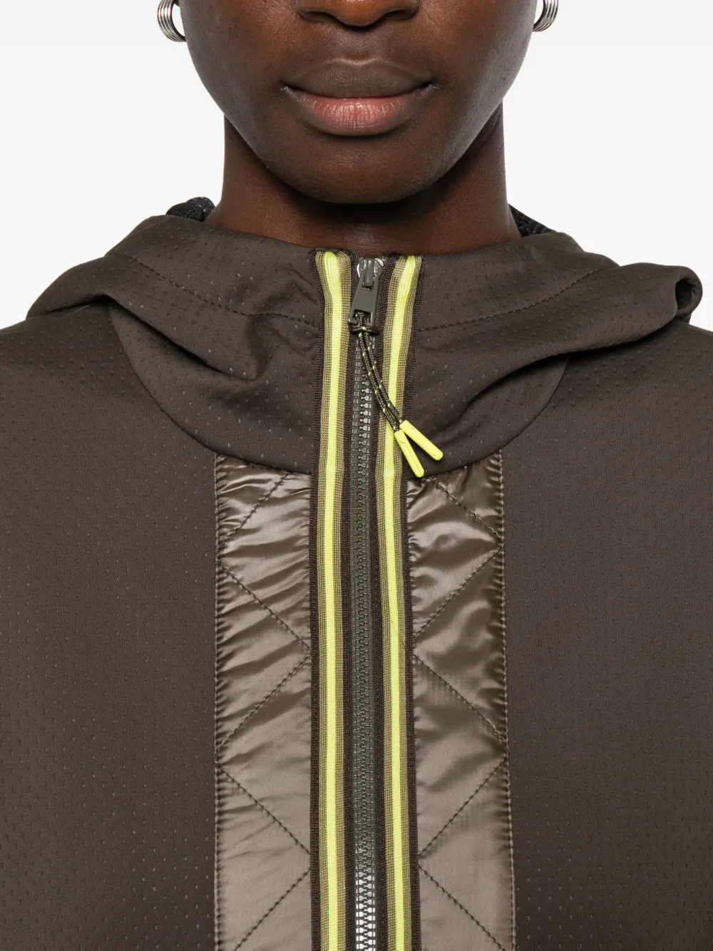 MARCCAIN Gevoerd jack met capuchon Groen