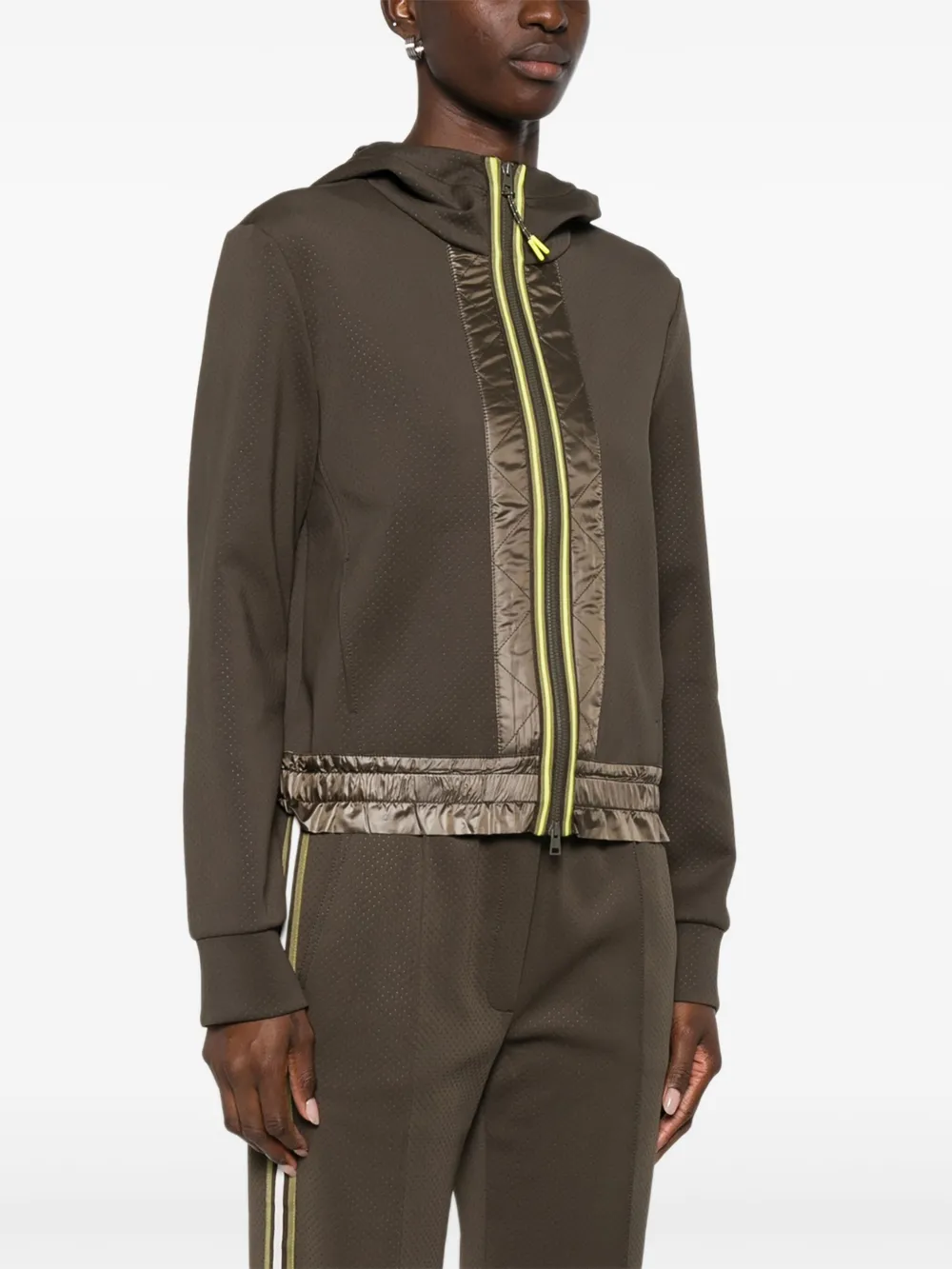 MARCCAIN Gevoerd jack met capuchon Groen