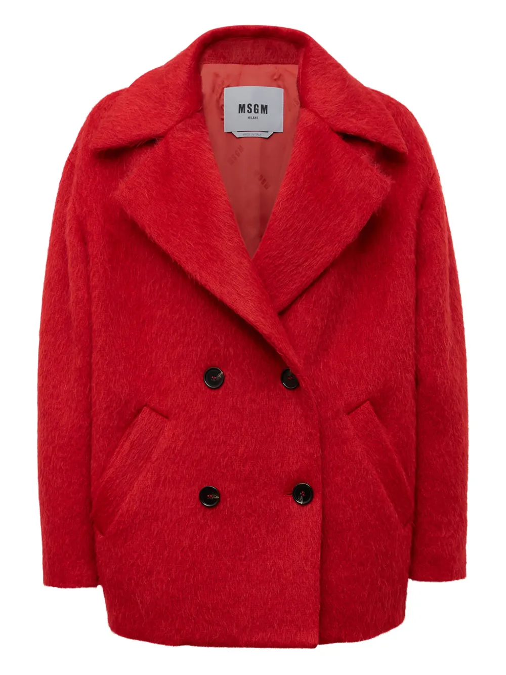 MSGM abrigo con doble botonadura | rojo | Image 1