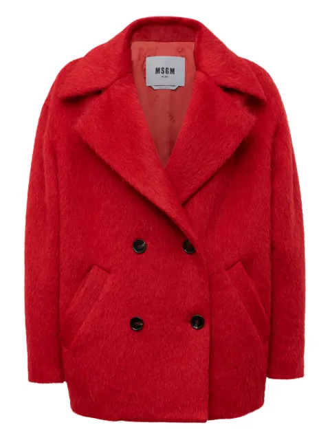 MSGM double-breasted coat
