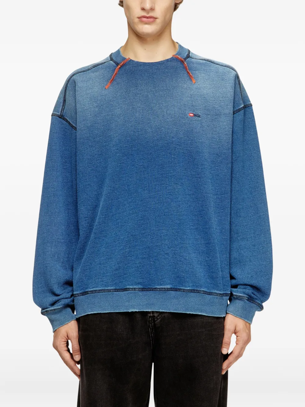 Diesel T-Crao sweater Blauw