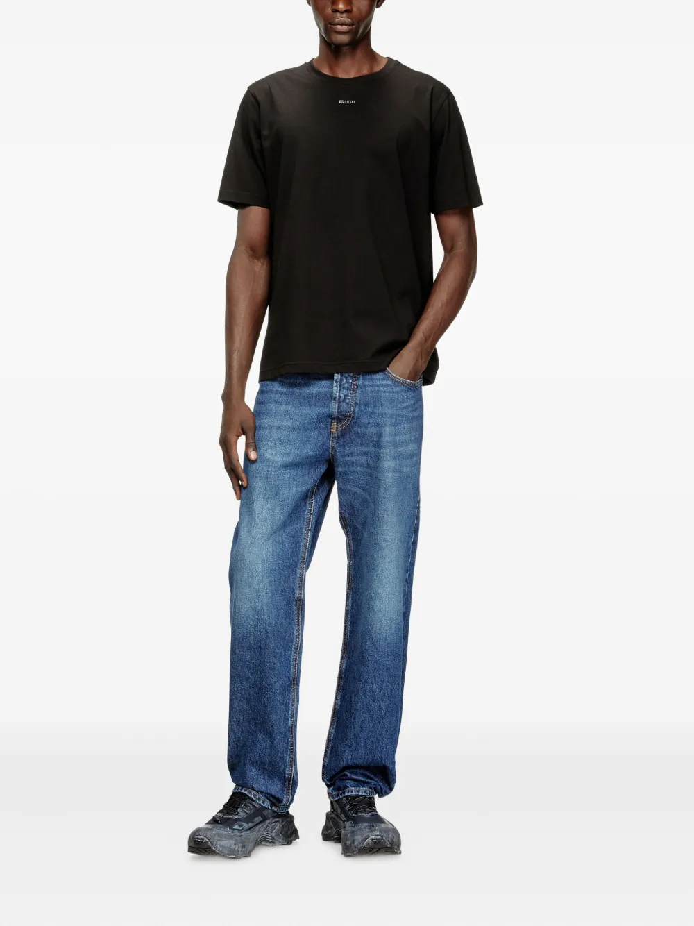 Diesel T-ADJUST-V6 T-shirt - Zwart