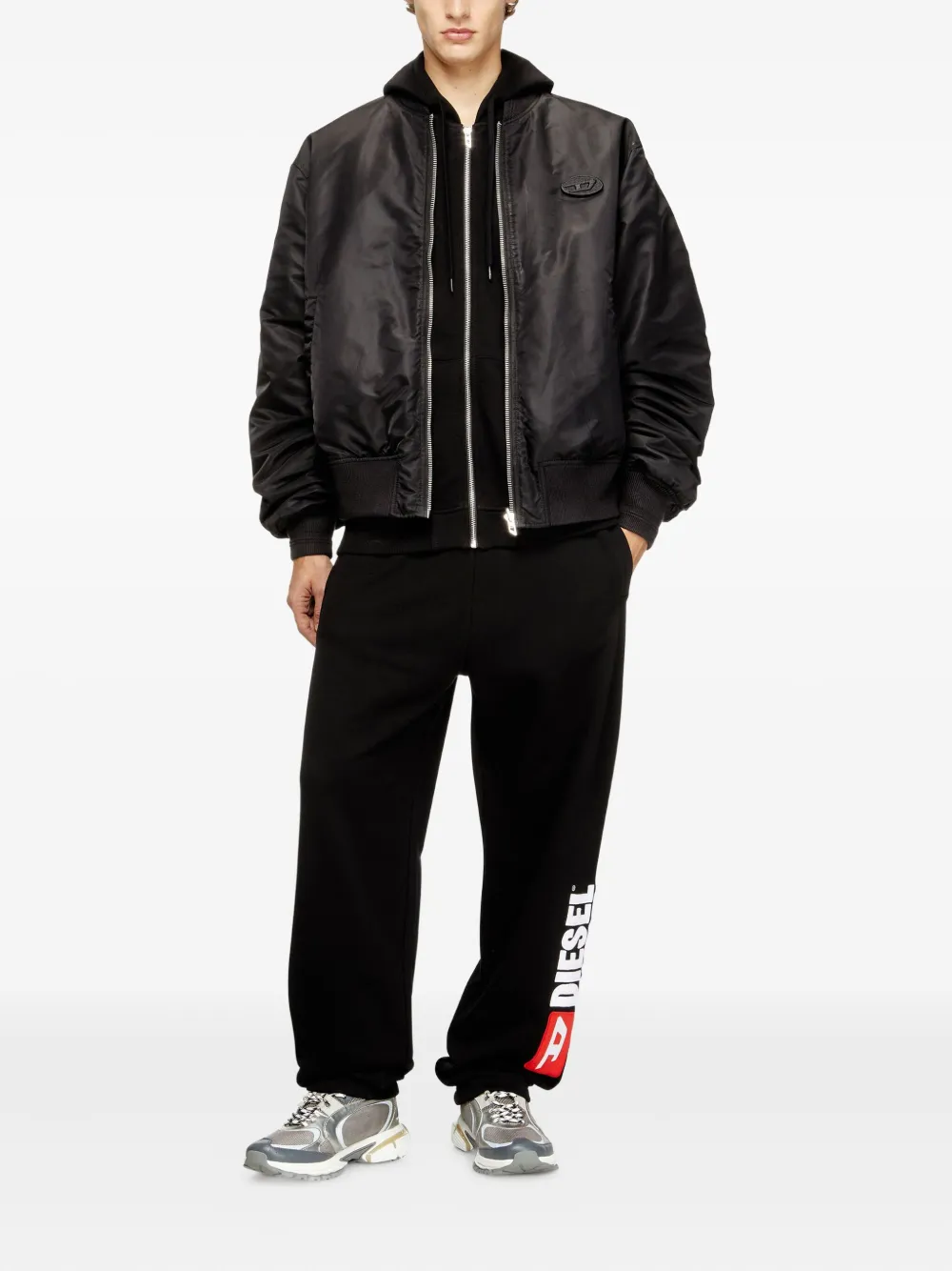Diesel logo-appliqué padded jacket | Down Jackets | Image 2