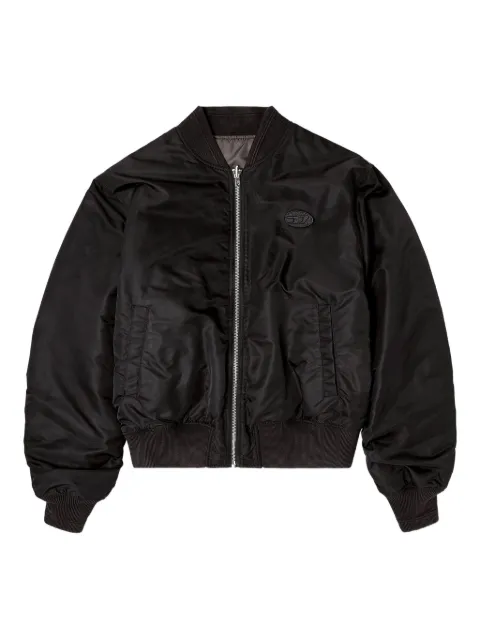Diesel logo-appliqué padded jacket