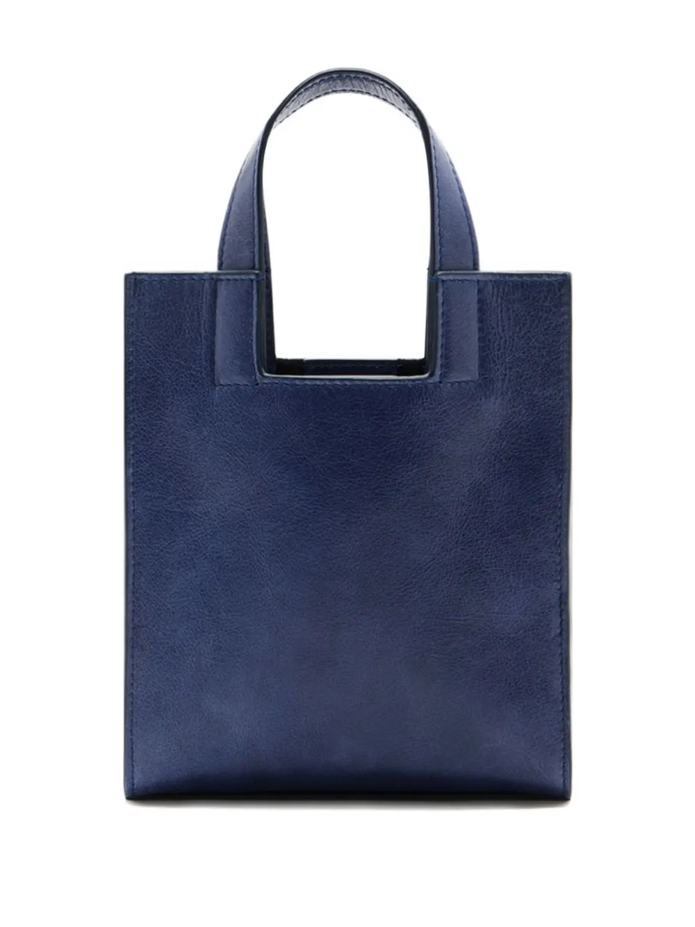  Bally Easy Small Leather Tote Bag - Blue 