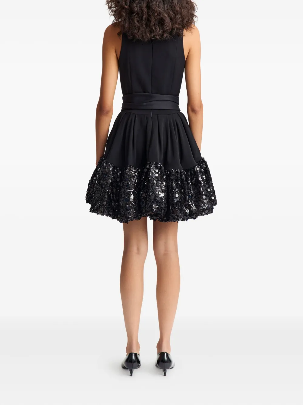 Drina Sequin Belted Mini Dress