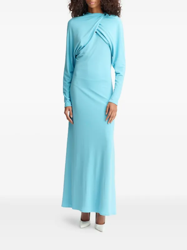 16Arlington Irro Midi Dress | Blue | FARFETCH ID
