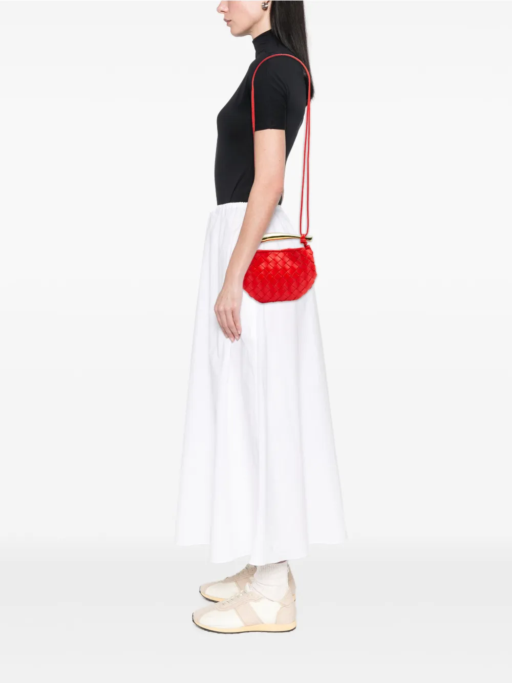 Bottega Veneta Pre-Owned 2012-2025 Baby Lambskin Intrecciato Sardine satchel | Pre-Owned | Image 2