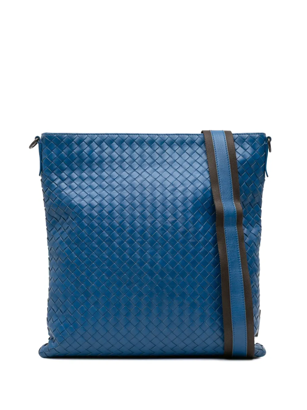 Bottega Veneta Pre-Owned 2012-2025 Nappa Intrecciato crossbody bag - Blu