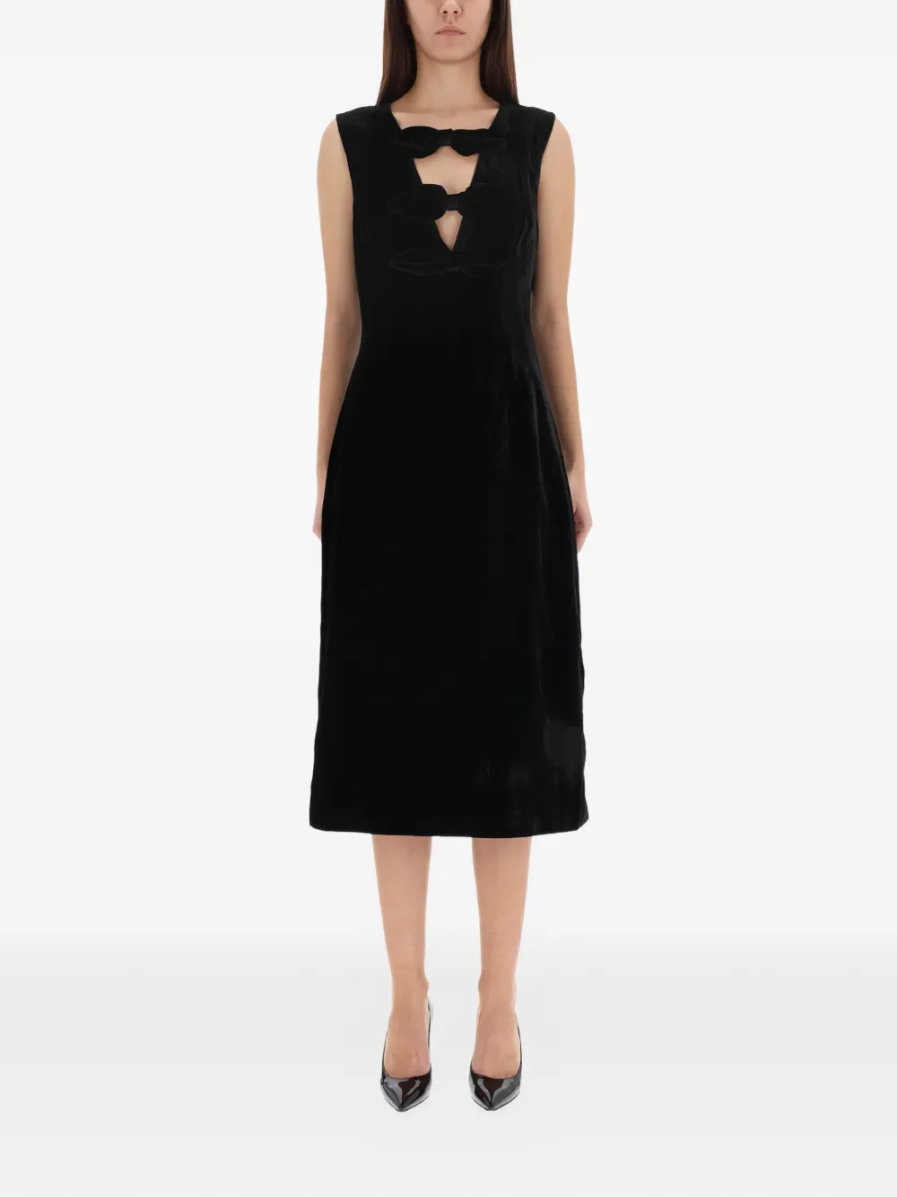 Baum Und Pferdgarten Viscose-polyester Blend Dress In Black