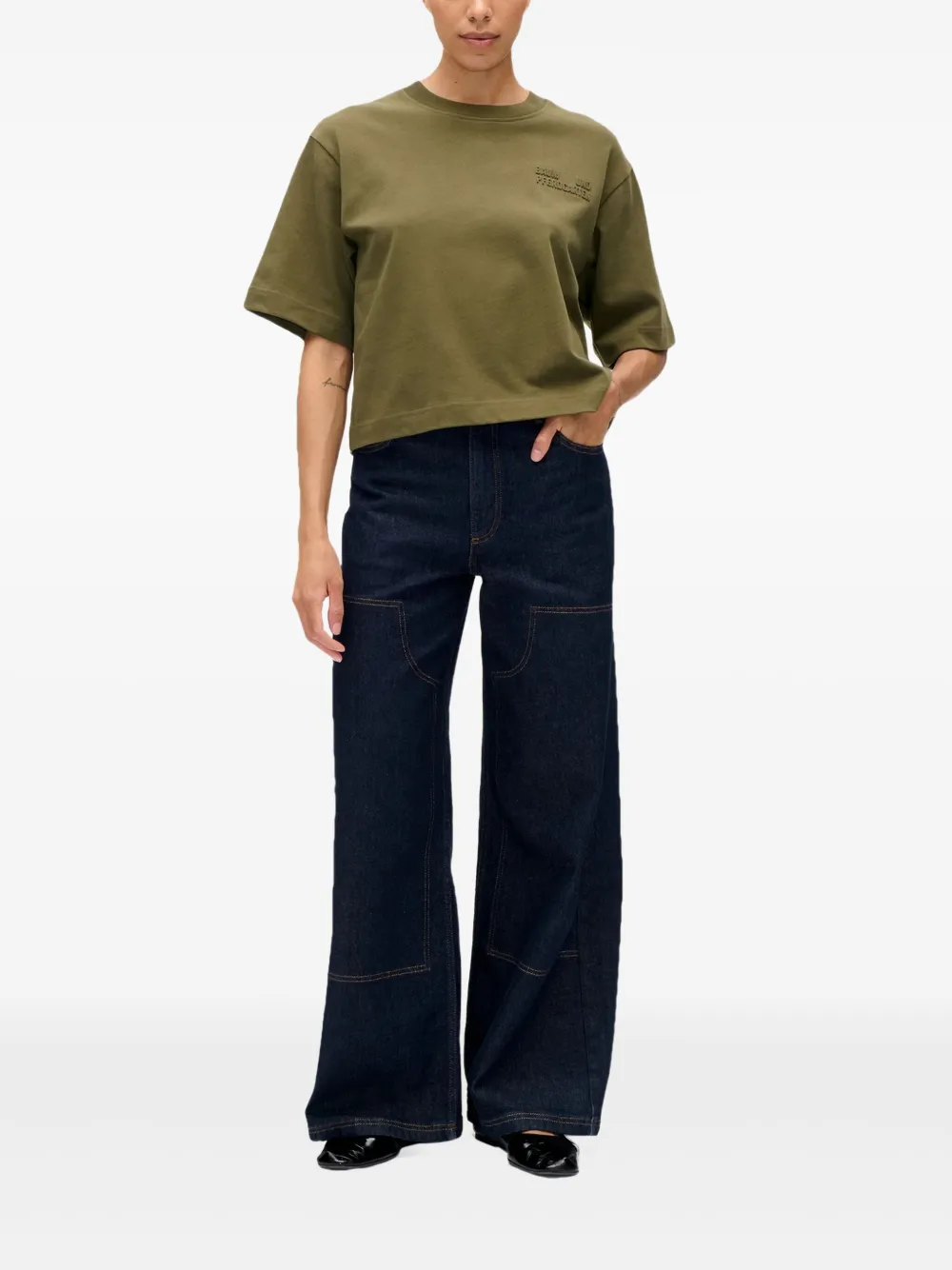 Baum Und Pferdgarten Jianna Short-sleeve T-shirt In Green