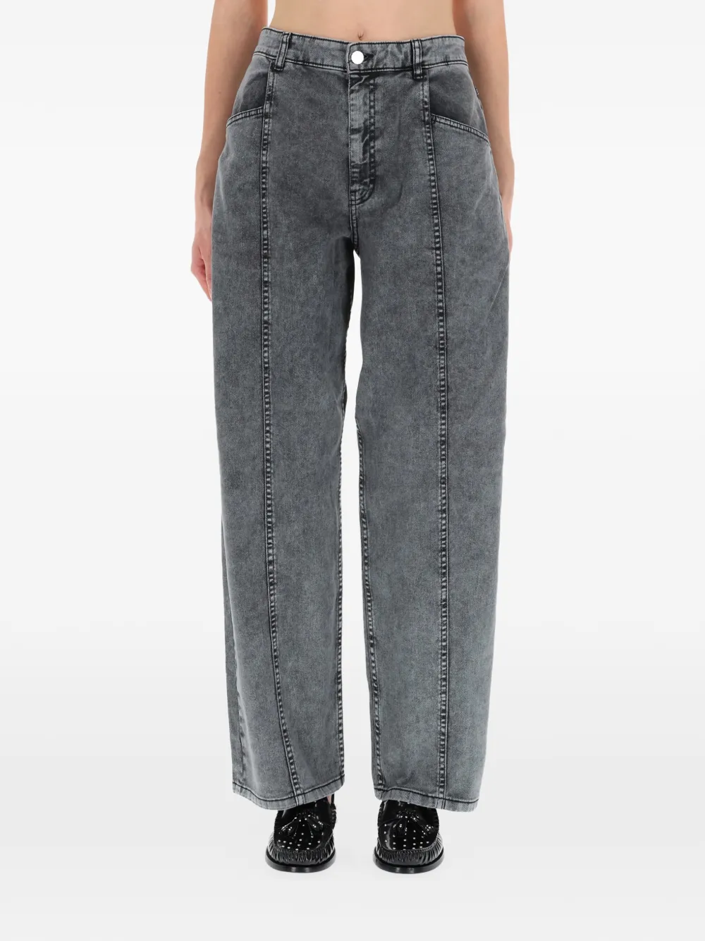 Baum Und Pferdgarten Seam Detail Denim Jeans In Blue