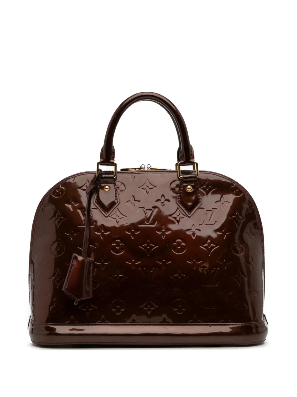 Louis Vuitton Pre-Owned 2012 モノグラム ヴェルニ アルマ PM ハンドバッグ - レッド Louis Vuitton Pre-Owned 2012 モノグラム ヴェルニ アルマ PM ハンドバッグ - レッド