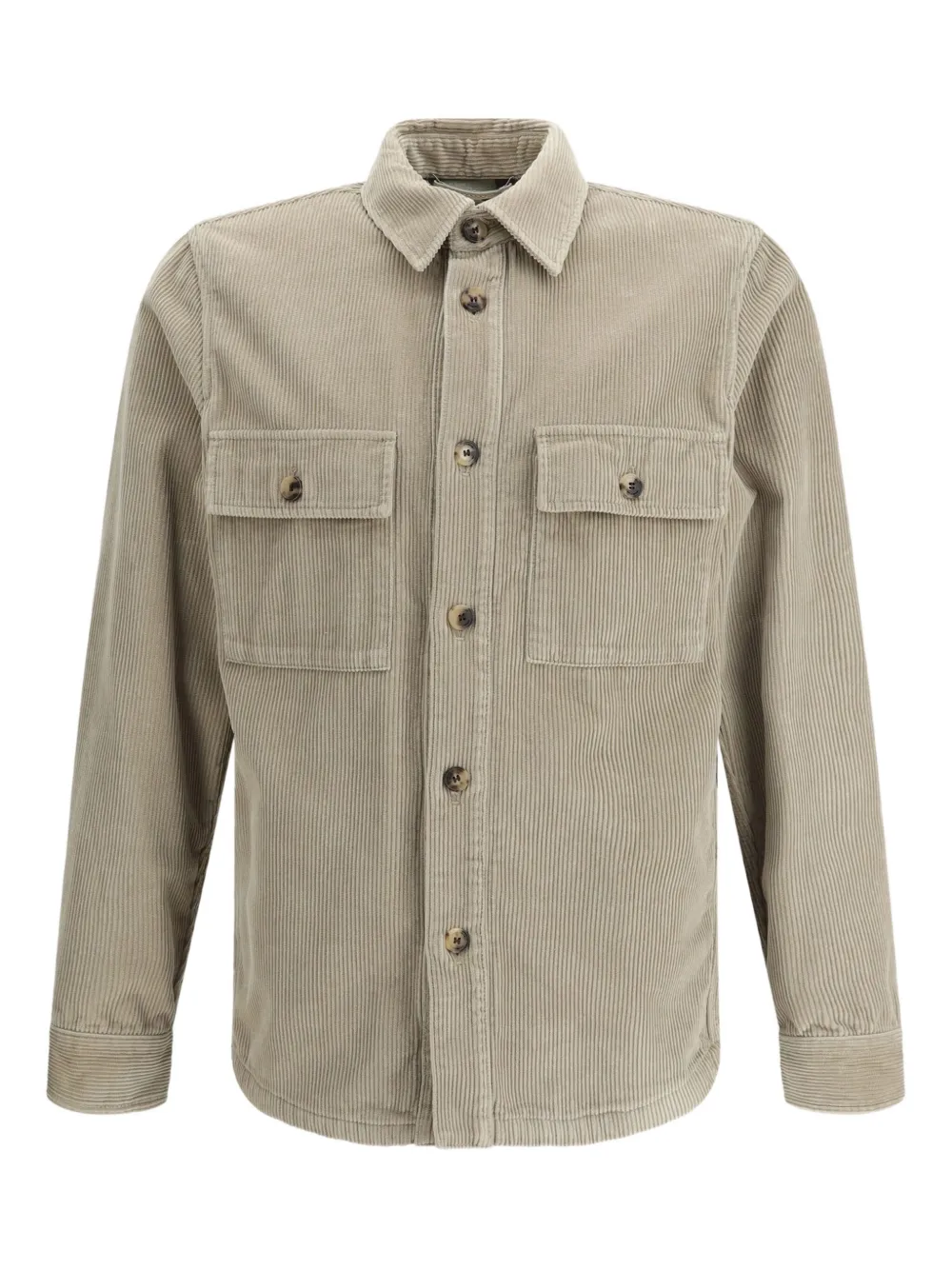 Jacob Cohën corduroy button-down jacket | Neutrals | Image 1