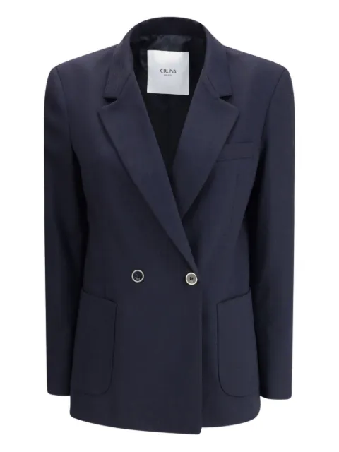Cruna blazer con doble botonadura