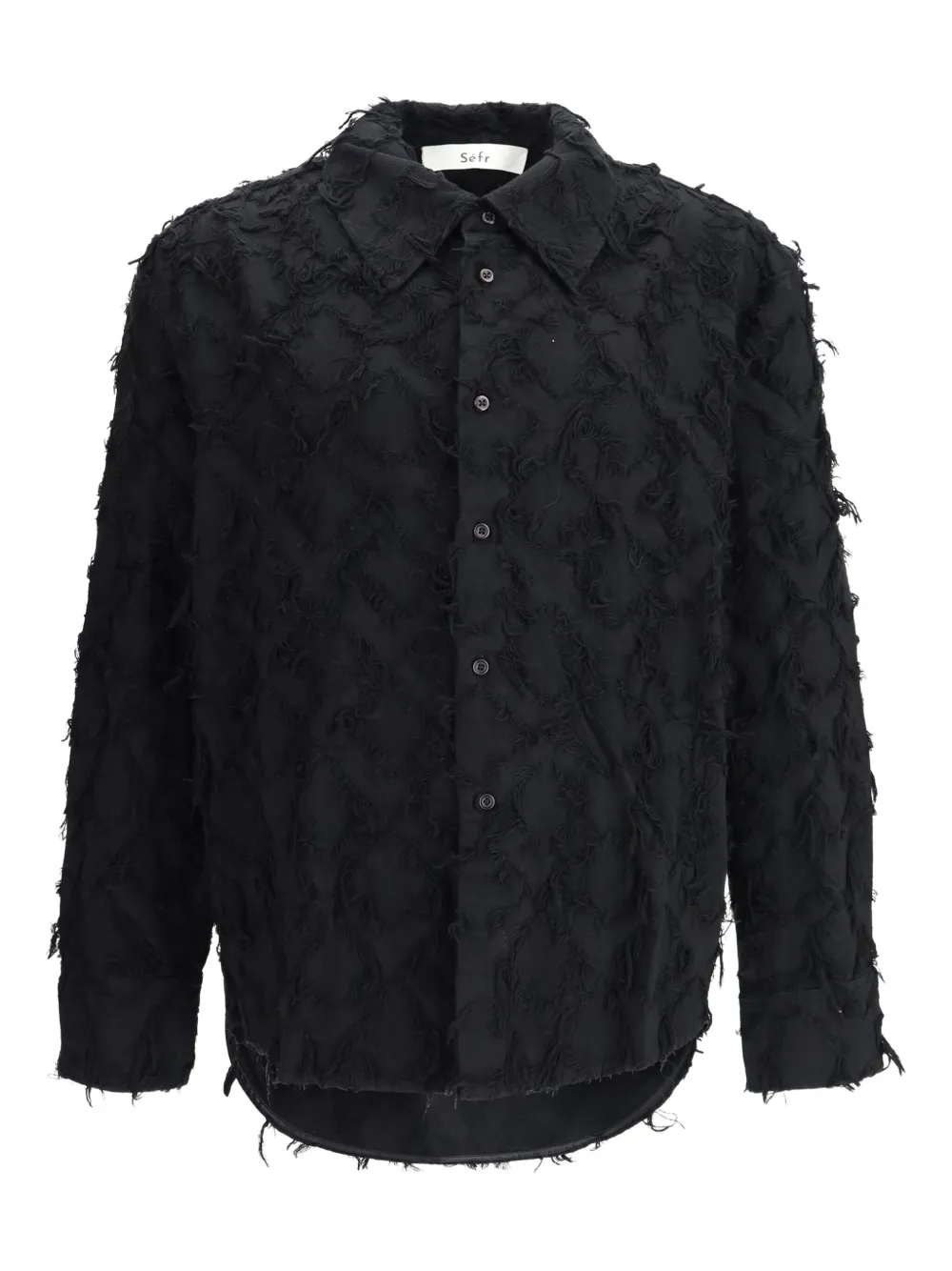 Séfr Camisa Wes com franjas | Preto | Image 1