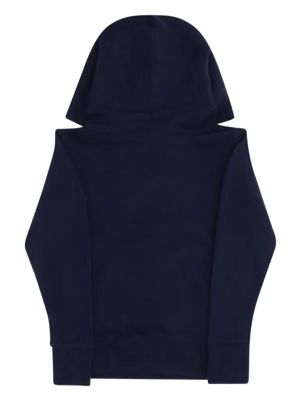 Gucci Kids logo-print Hoodie | Blue | FARFETCH