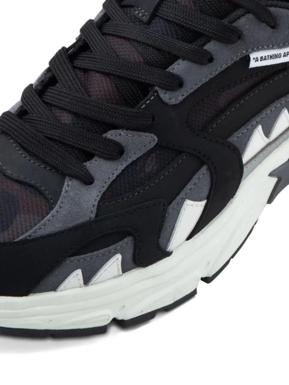 A Bathing Ape Shark Sneakers In Black
