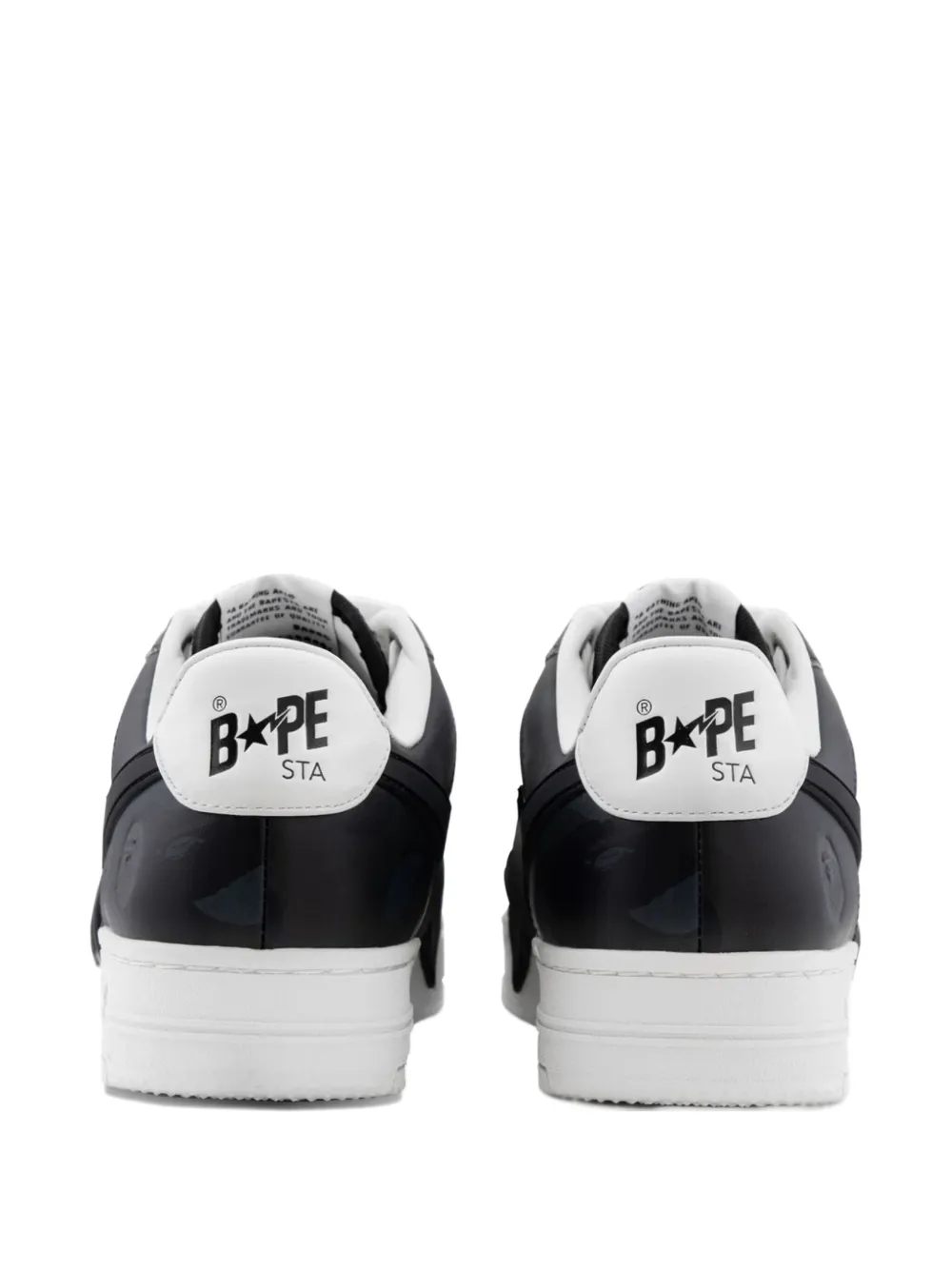 A Bathing Ape Star-appliqué Sneakers In White