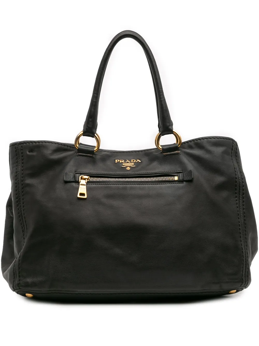 Prada Pre-Owned 2000-2025 Soft Calf satchel | Black | Image 1